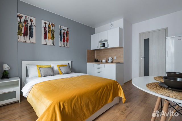 

Квартира-студия, 24 м², 1 кровать