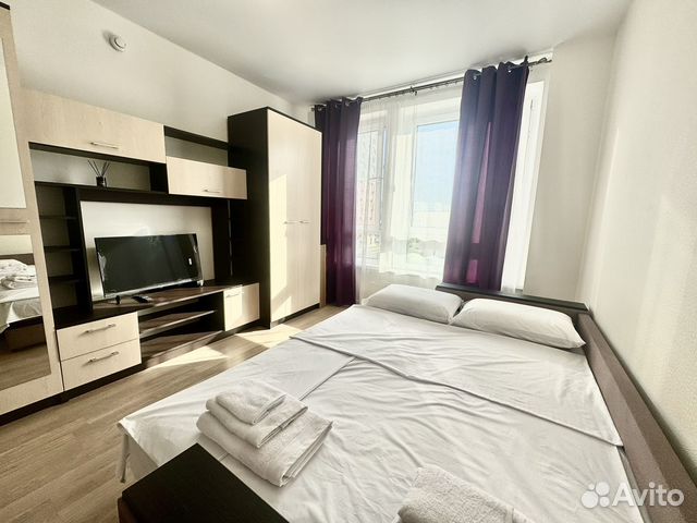 

1-к. квартира, 40 м², 2 кровати
