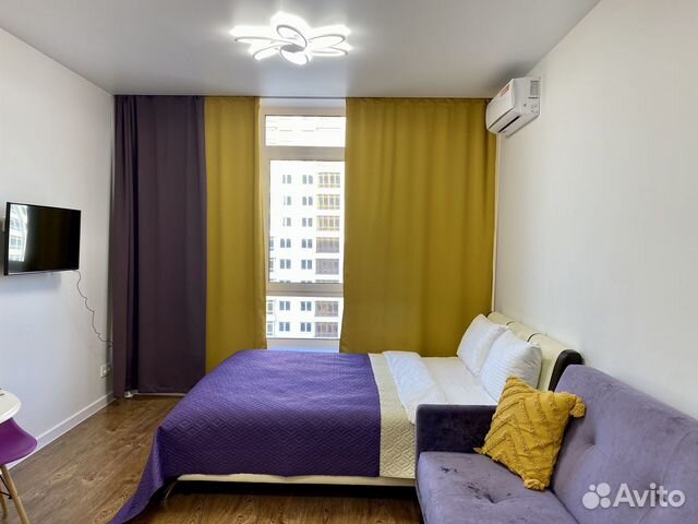 

Квартира-студия, 24,7 м², 2 кровати