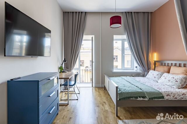 

1-к. квартира, 42 м², 2 кровати