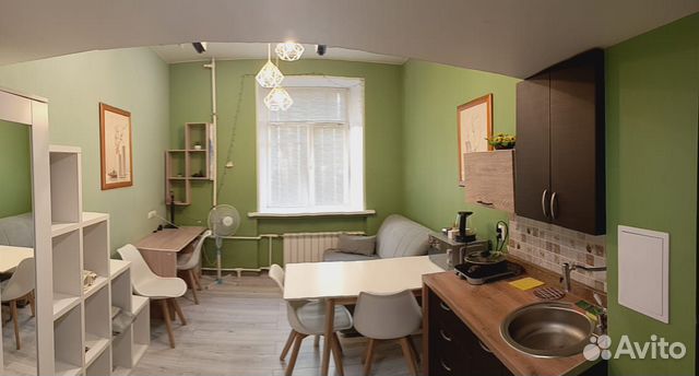 

Квартира-студия, 23 м², 2 кровати