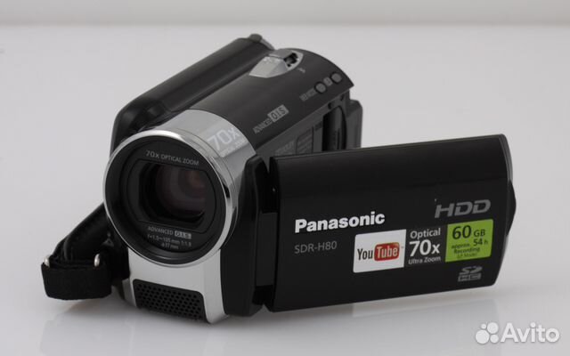 2 видеокам panasonic SDR-H80(цена за обе)