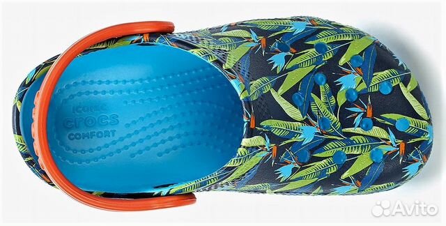 Сандалии сабо Crocs Classic Tropical С10 и С13 Сандалии сабо Crocs Classic Tropical С10 и С13