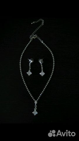 Набор: колье+серьги