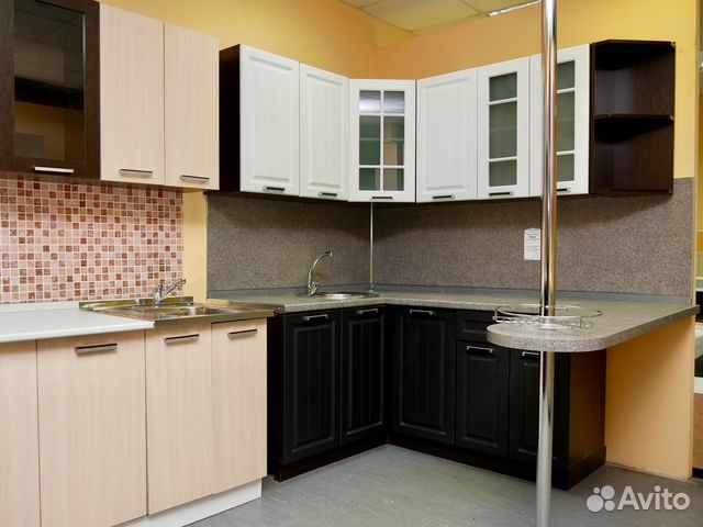 Выставочный образец кухни Прага Венге/Белый купить в Москве, цена 31 ...