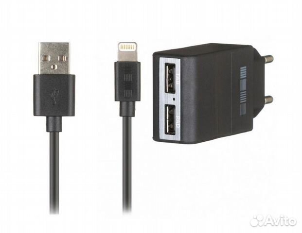 Фирменная Зарядное для iPad (2 USB 2.1A) + кабель
