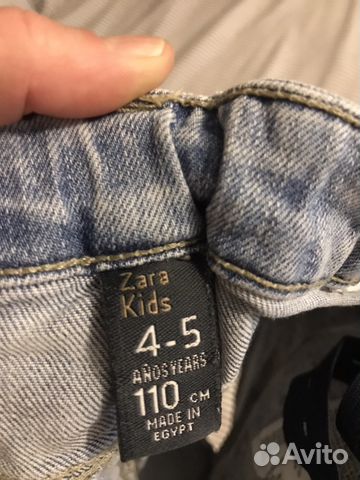 Юбка джинсовая Zara Kids 4/5 лет Юбка джинсовая Zara Kids 4/5 лет