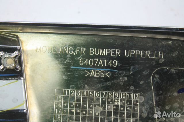 Молдинг бампера Mitsubishi Pajero Sport 3 15-н.в