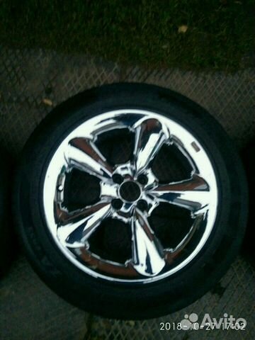 Продам диски яркий хром Work Goocars R17 4x100