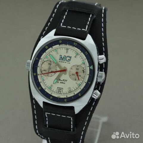 Poljot Полет 3133 механические часы хронограф СССР