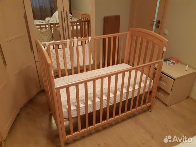 Детская кровать Mothercare Bedside + матрас