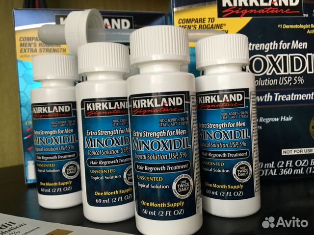 Миноксидил Kirkland - для роста волос, бороды Миноксидил Kirkland - для роста волос, бороды