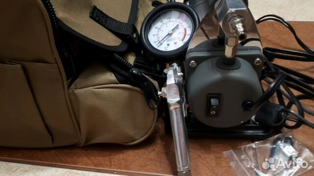 Компрессор автомобильный переносной 12V 450P-A Компрессор автомобильный переносной 12V 450P-A