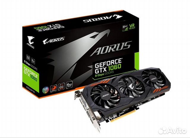 Aorus GeForce GTX1060 6gb