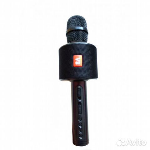 Беспроводной караоке-микрофон V8 чёрный