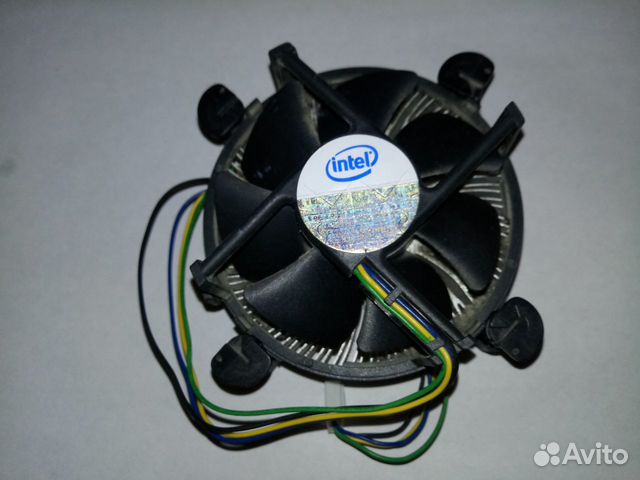 Кулер Intel s775 4 pin алюминий и медная 