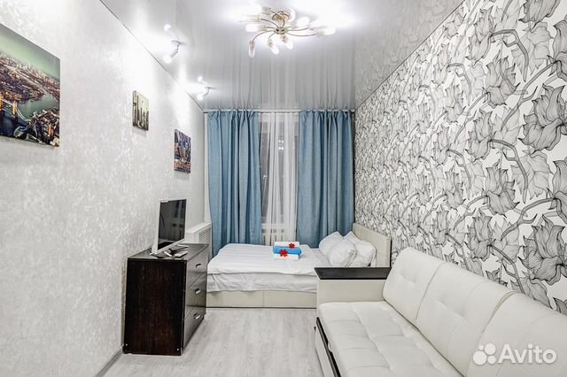

1-к. квартира, 40 м², 2 кровати