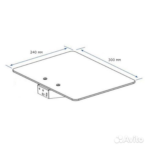 Uniteki DS1605 полка для ресивера белая Uniteki DS1605 полка для ресивера белая