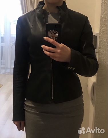 Куртка кожаная