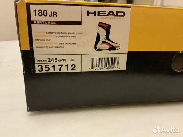 Ботинки для сноуборда head 38р (б/у всего 1 раз) Ботинки для сноуборда head 38р (б/у всего 1 раз)