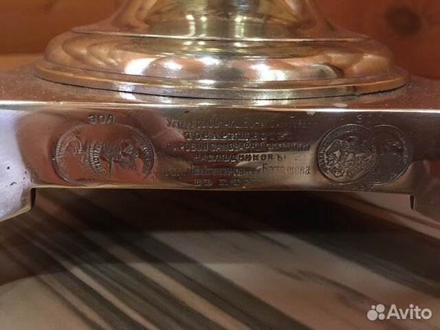 Самовар угольный на дровах 6 л Баташев