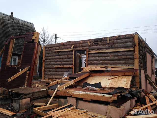 Снос,разбор,демонтаж домов,зданий,строительство,от