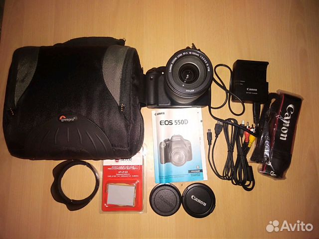 Фотоаппарат Canon EOS 550D+объектив EF-S 18-135mm