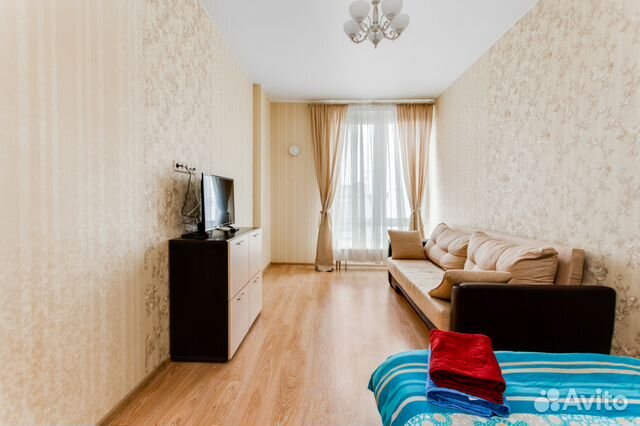 

1-к. квартира, 45 м², 2 кровати