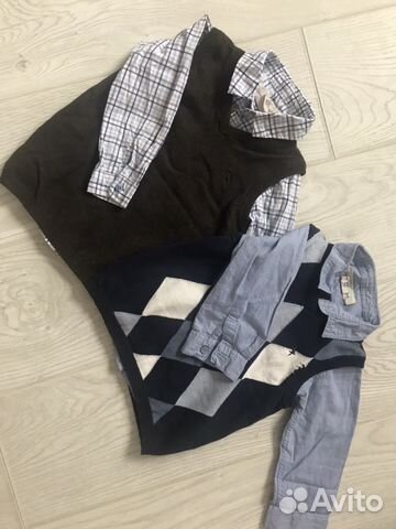 Рубашка + жилетка H&M