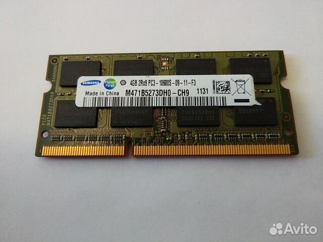 Оперативка для ноутбука 4Гб ddr3