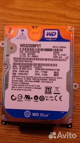 Жесткий диск WD3200bpvt