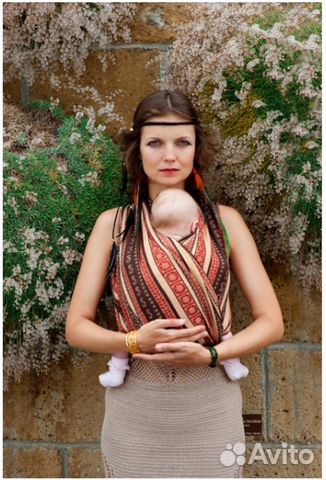 Слинг-шарф Ellevill Zara Tricolor Indian (5.2м) Слинг-шарф Ellevill Zara Tricolor Indian (5.2м)