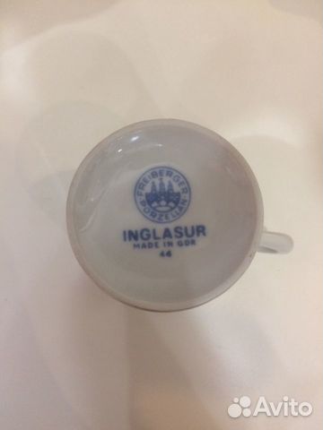 Антикварный кофейный сервиз Inglasur GDR