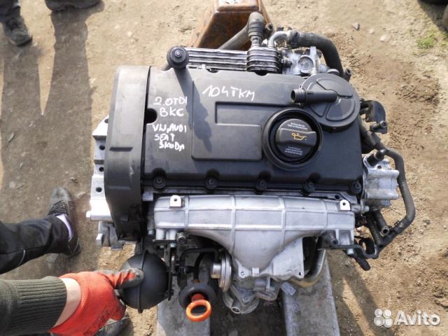 Двигатель Skoda Octavia II 2008 1.9 tdi BXE