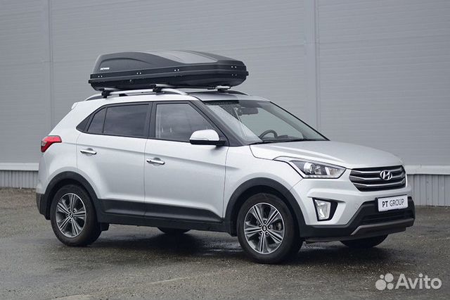 Автобокс на крышу Черный active M (450 л)