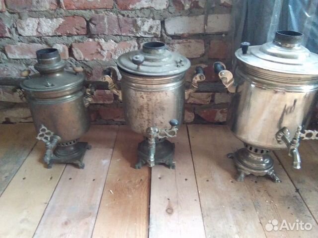 Самовары угольные царские советские