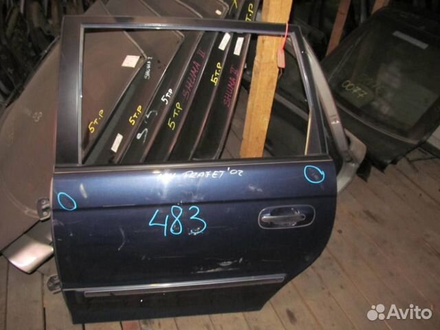 Дверь задняя левая Хендай Траджет 2003 Huyndai Дверь задняя левая Хендай Траджет 2003 Huyndai