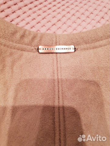 Демисезонная куртка Armani Exchange беж замша