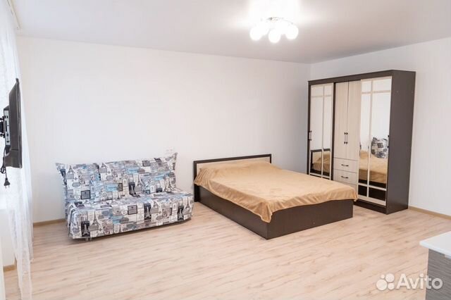 

Квартира-студия, 41 м², 2 кровати