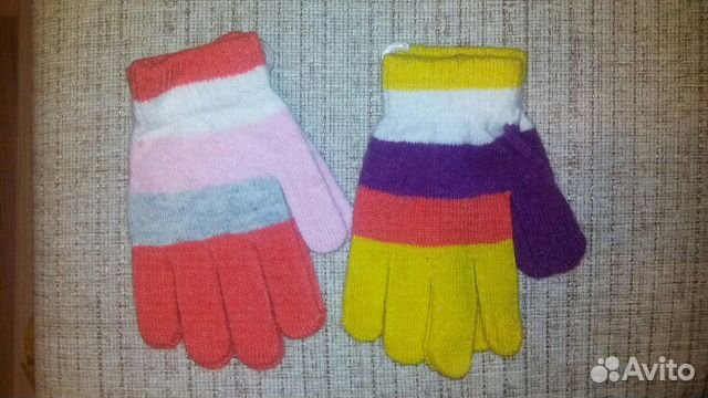 Перчатки детские новые на 7-14 лет