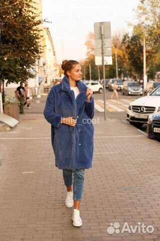 Голубая шуба Barbara Alvisi