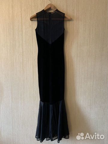 Платье вечернее, стретч-бархат Платье вечернее, стретч-бархат