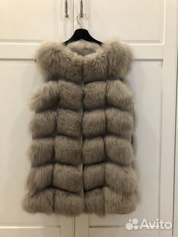 Меховая жилетка из песца Меховая жилетка из песца