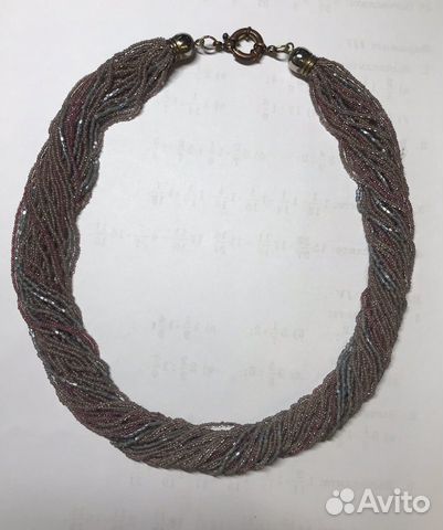 Ожерелье из бисера 30 нитей Bottega Murano, Италия