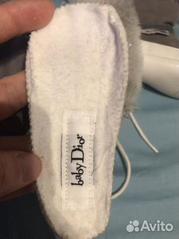 Угги-пинетки Dior baby оригинал