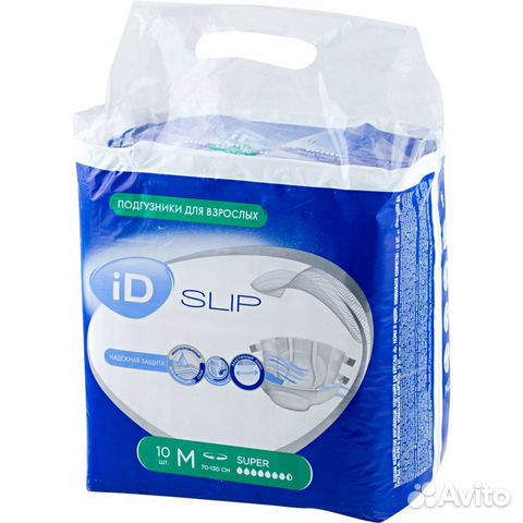 Памперсы для взрослых ID Slip M Super Памперсы для взрослых ID Slip M Super