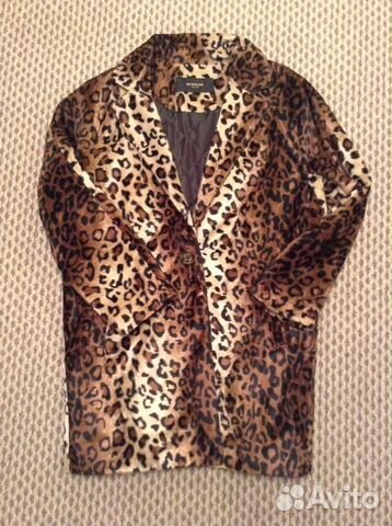Пальто reserved леопардовое