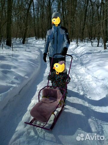 Санки Тимка 3 с сидушкой