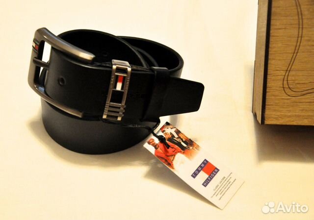 Мужской ремень / Tommy Hilfiger / новый (черный)