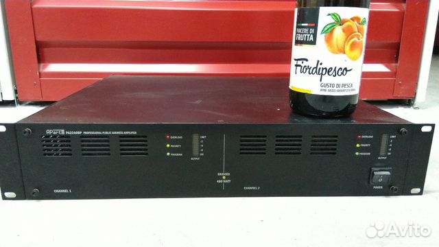 Apart pa2240 усилитель 2х240Вт 100v